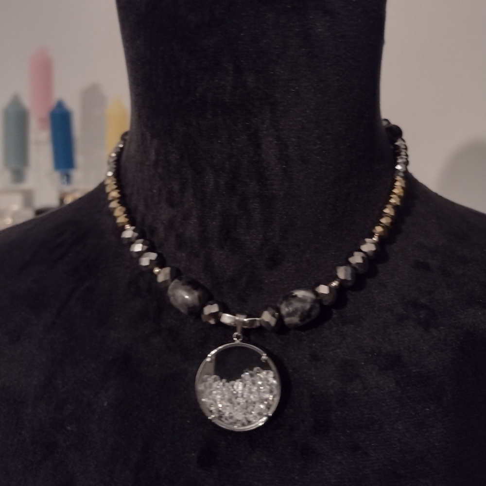 Magical crystal choker